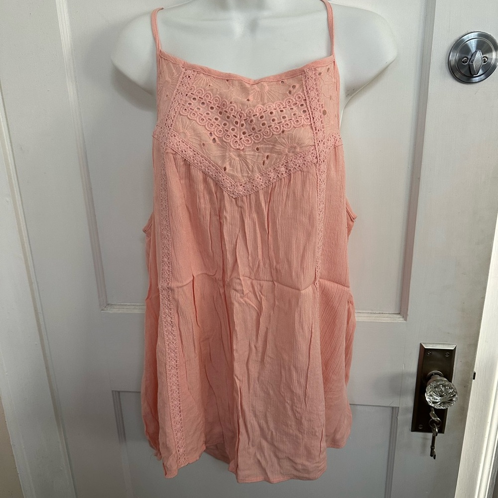 Maurices Pink Sleeveless Top
